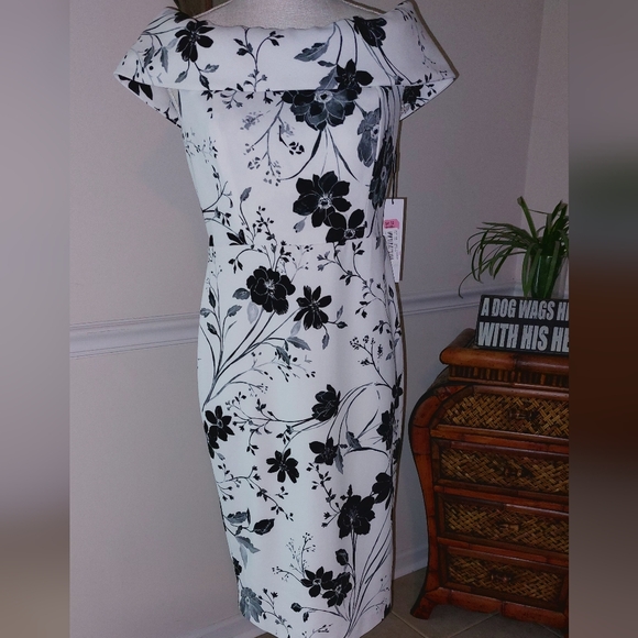 FINAL BLOW OUT! Womens Calvin Klein off shoulder dress - Picture 8 of 13